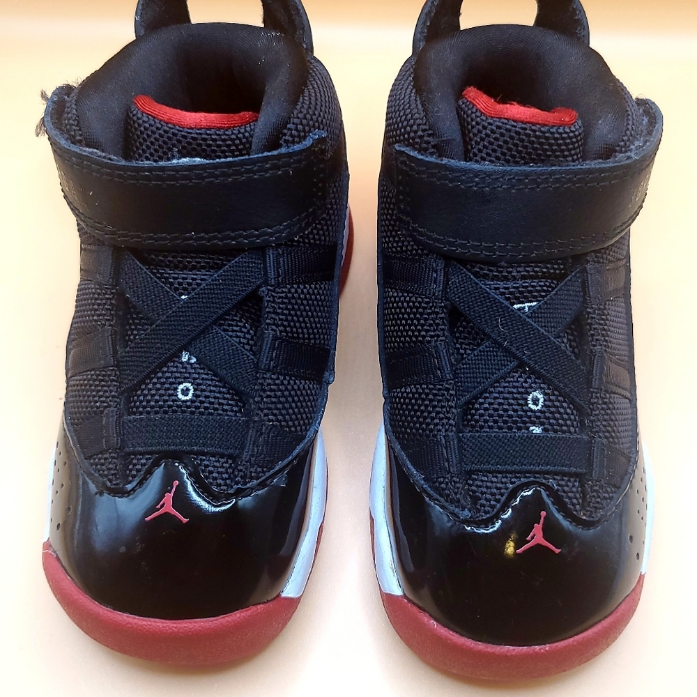 Jordan 6 Rings "Black/Varsity Red/White"